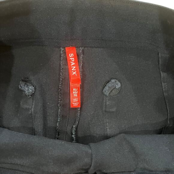 SPANX Womens Pull On Pants Size XL Black Leisurewear Lounge Basic Simple Staple - Picture 4 of 6